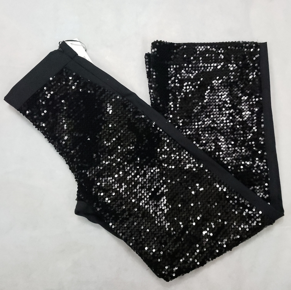 French Connection Alodia Sequin Flared Trousers - Picture 7 of 14